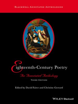 cover image of Eighteenth-Century Poetry